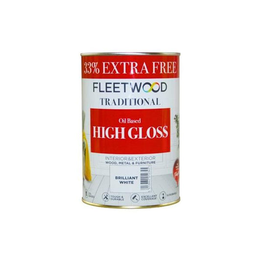 FLEETWOOD HIGH GLOSS B WHITE 1LT