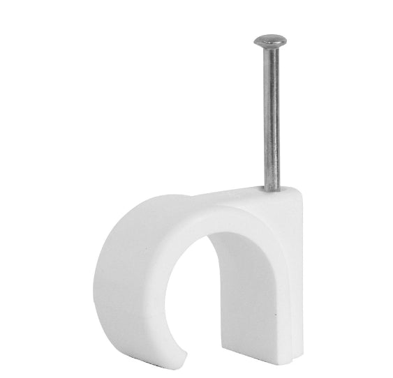 JMURPHY15mm WHITE NAIL IN PIPE CLIP BOX