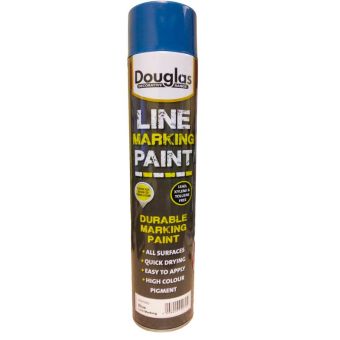 DOUGLAS LINE MARKING PAINT BLUE 750ML