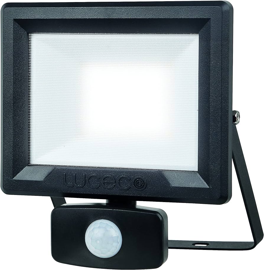 LUCECO 20W LED FLOODLIGHT WITH SENSOR
