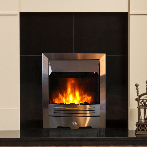 1.9KW 16" ELECTRIC INSERT STOVE STAIN/STEEL