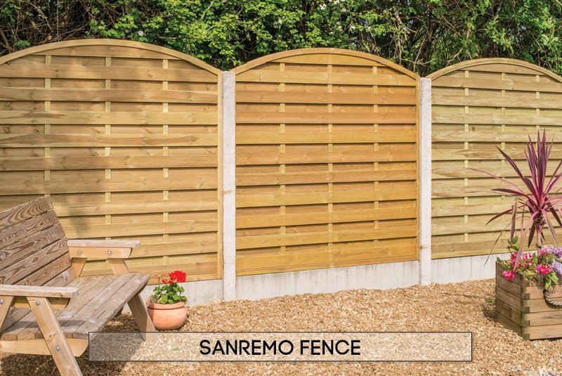 1.8M X 1.8M  SAN REMO FENCE PANEL