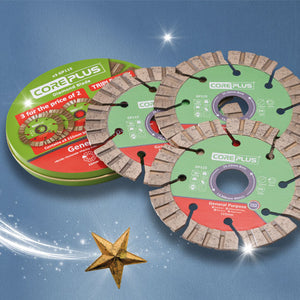 TBANK Coreplus 3pce 115mm gp h diamond blade