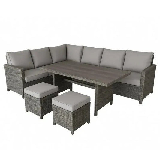 TUSCANY CAPRI RATTAN CORNER DINING SET