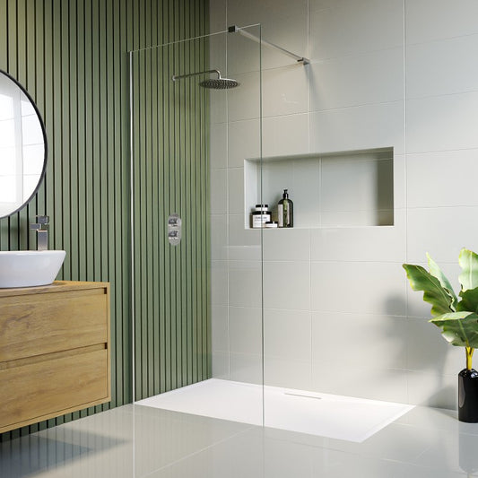 FLAIR AYO 8MM ORIGIN  WETROOM PANEL 700MM