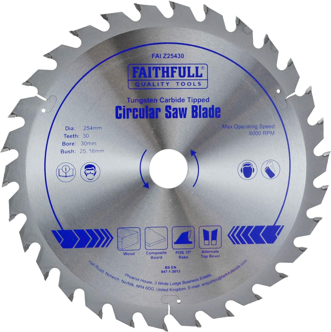 TBANK FAIFULL CIRC SAW BLADE 250X30X24T