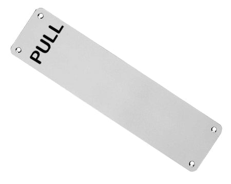 L&H FINGER PLATE 300X75MM - PULL