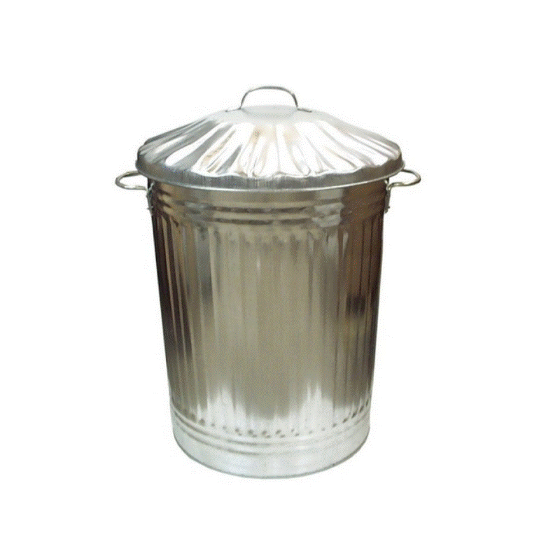 CORRY GALVANISED DUSTBIN W/GALV LID