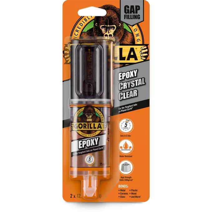 GORILLA EPOXY GLUE SYRINGE 25ML