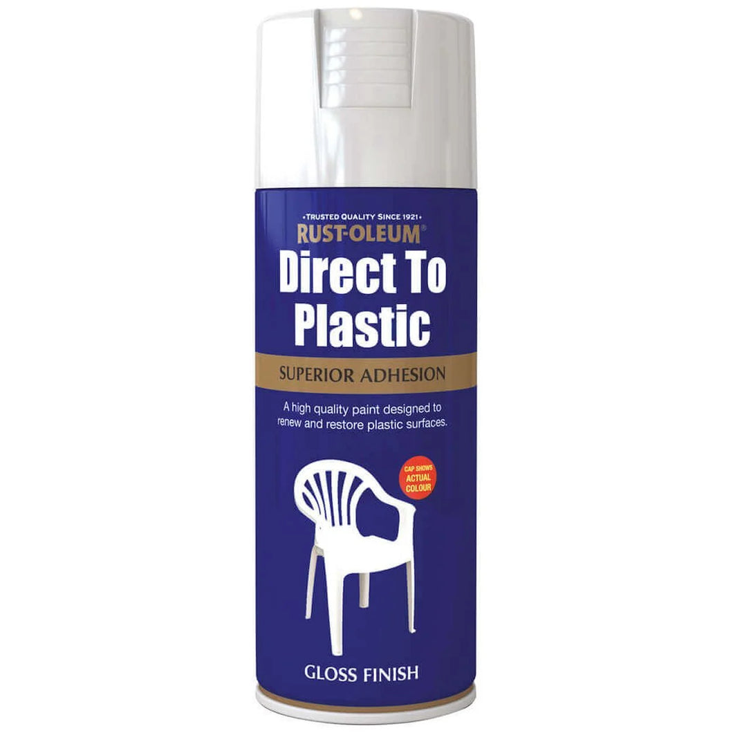 DYCON DIRECT TO PLASTIC GLOSS WHITE 400ML