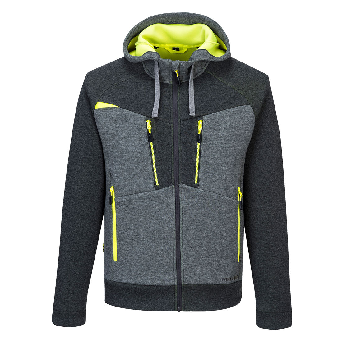 PORTWEST DX4 MENS HOODY METAL GREY XLARGE