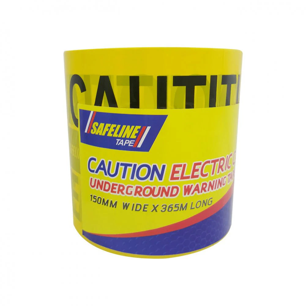 YELLOW CAUTION/WARNING TAPE (ELECTRIC CABLE)