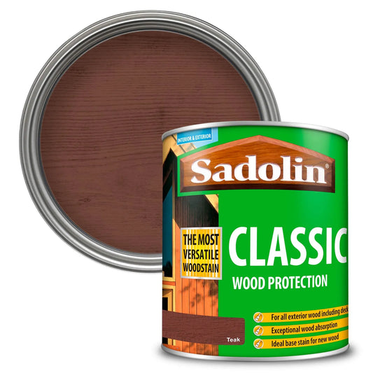 SADOLIN CLASSIC WOOD PROTECT 1LT TEAK