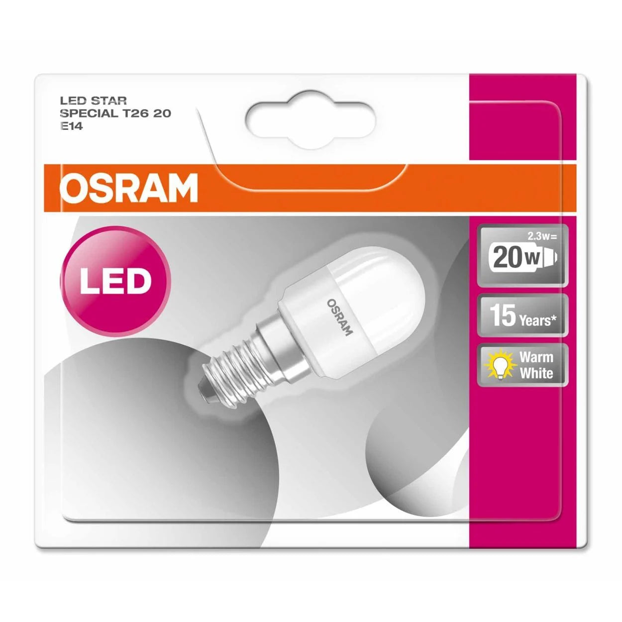 POWERLINE OSRAM 2.3W (20W) E14  LED FRIDGE