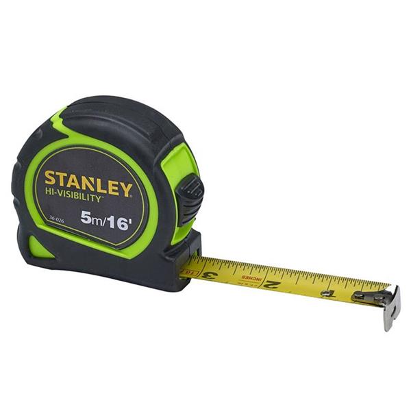 TBANK STANLEY HI VIZ POCKET TAPE 5M