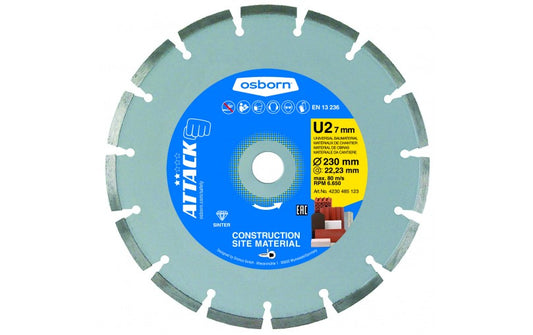 ARC DIAMOND BLADE 230X22MM 9" GEN PURPOSE