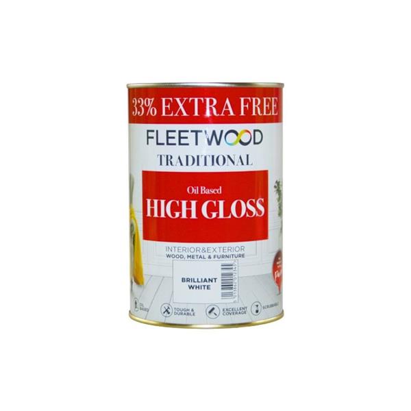 FLEETWOOD HIGH GLOSS B WHITE 1LT
