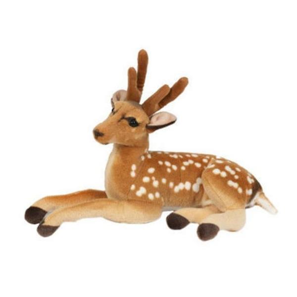 SOFT PLUSH LYING DEER 50CM