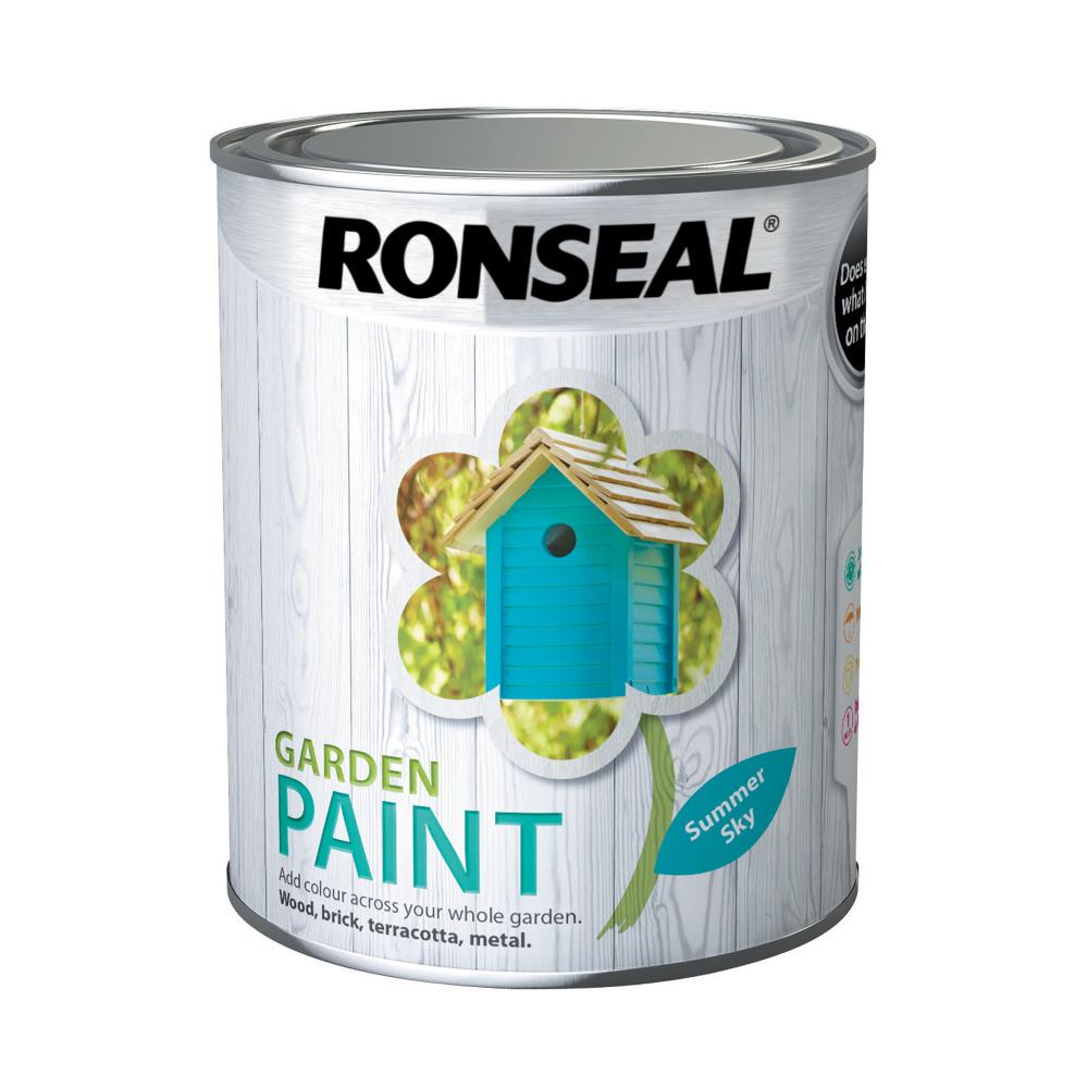 RONSEAL GARDEN PAINT SUMMER Sky 750ML