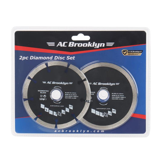 AC BROKLYN 2PCE DIAMOND DISC SET