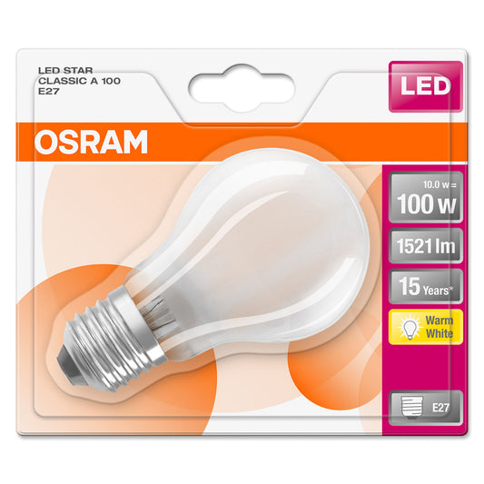 PLINE OSRAM E27 100W W WHITE