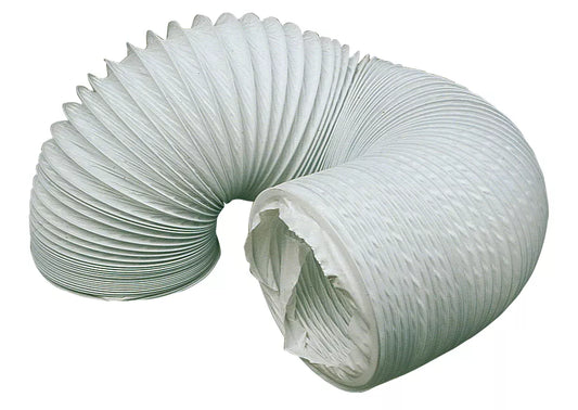 ICON WHITE FLEXI HOSE 4" X 3M