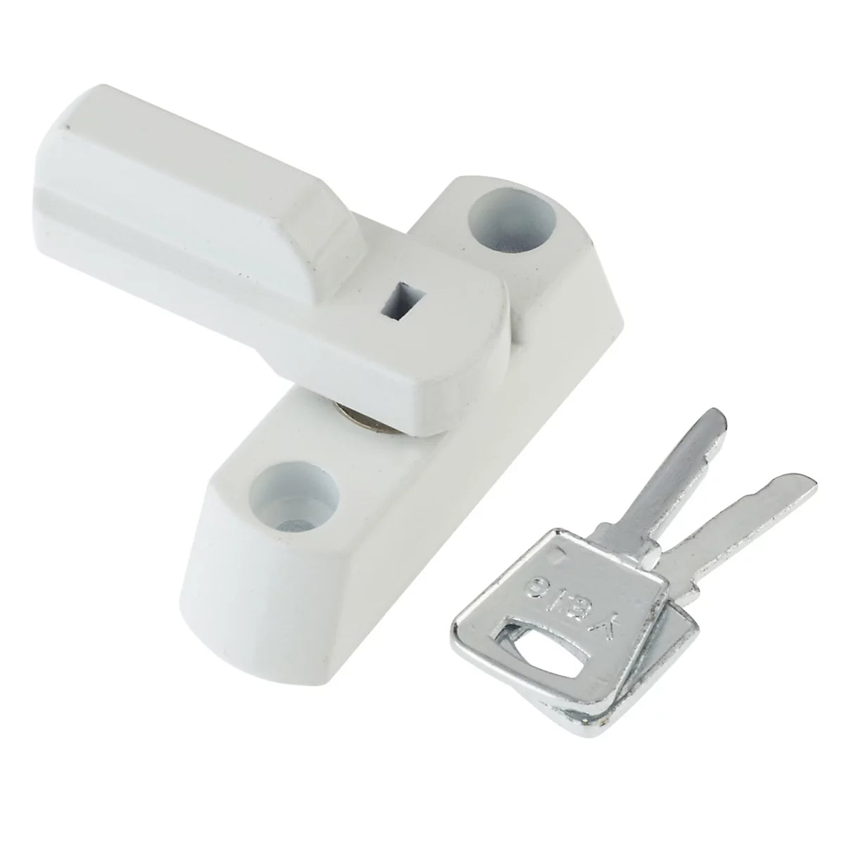 L&H YALE UPVC WHITE WINDOW LOCK
