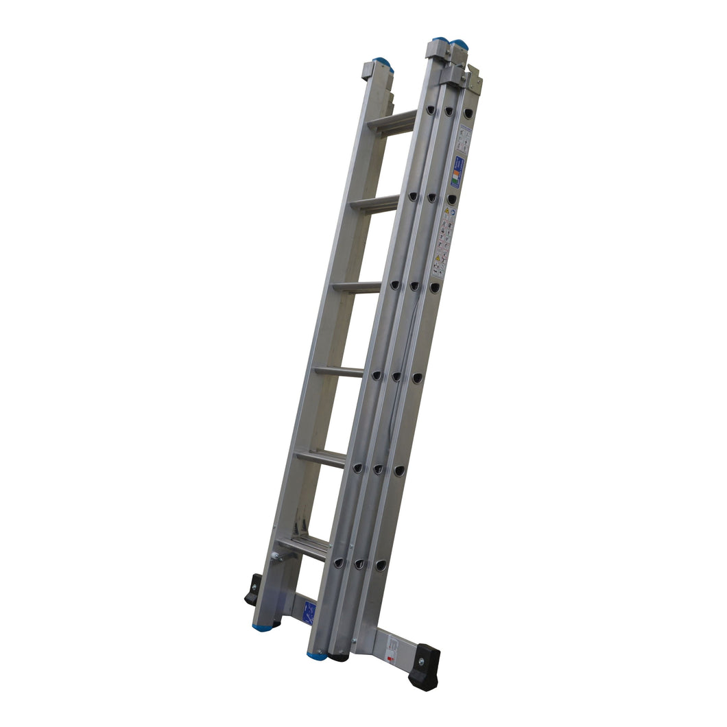 STRAD AL EXT LADDER 3.50M - 20FT - 3 PART