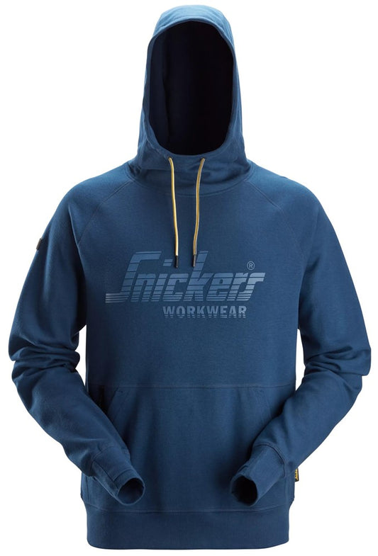 SNICKERS LOGO HOODIE DEEP BLUE M