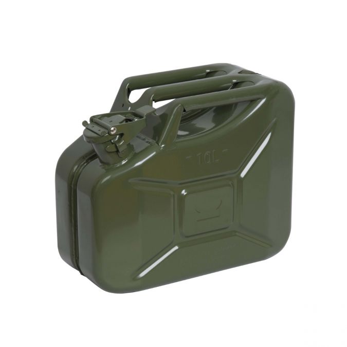 TBANK Green Steel Jerry Can 10 litre