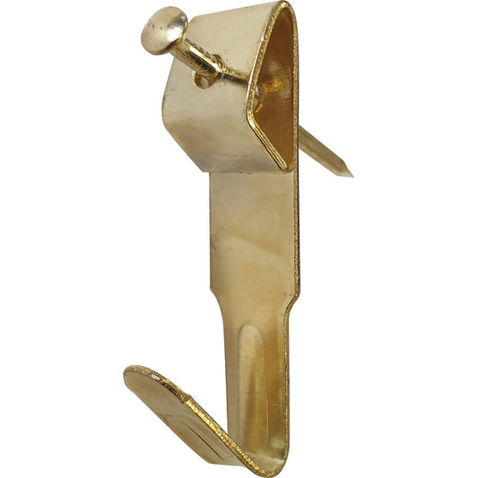 CORRY PHX NO 2 PICTURE HOOK  SINGLE BRASS