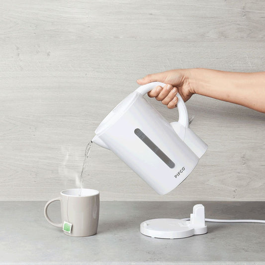 PIFCO ESSENTIALS CORDLESS KETTLE 1.7L WHITE