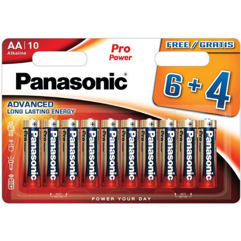 PINE PANASONIC AA BATTERY 6+4 FREE