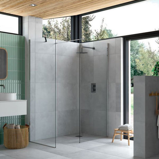 FLAIR AYO 8MM ORIGIN WETROOM PANEL 800MM SIL