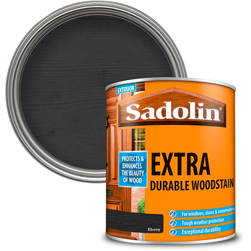 SADOLIN EXTRA WOODSTAIN 1LT EBONY