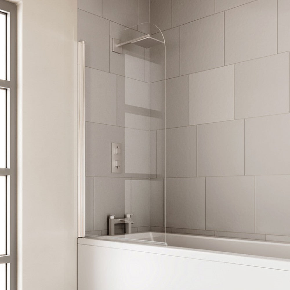 VERVE  CURVED BATH SCREEN 6MM