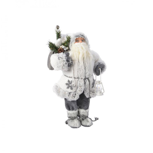 90CM GREY SANTA + Snowflake