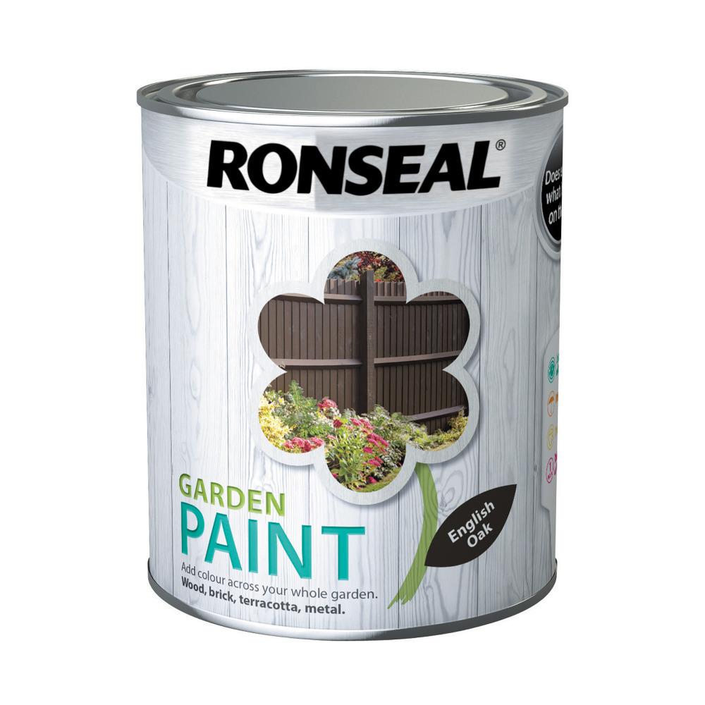RONSEAL GARDEN PAINT ENGLISH Oak 750ML