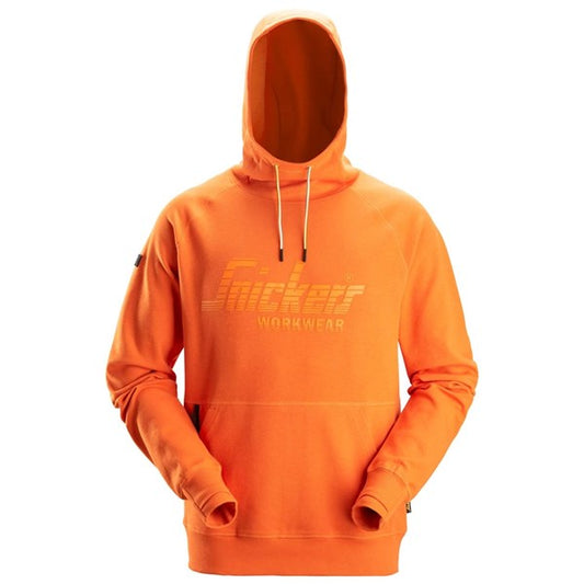 SNICKERS LOGO HOODIE ORANGE XS