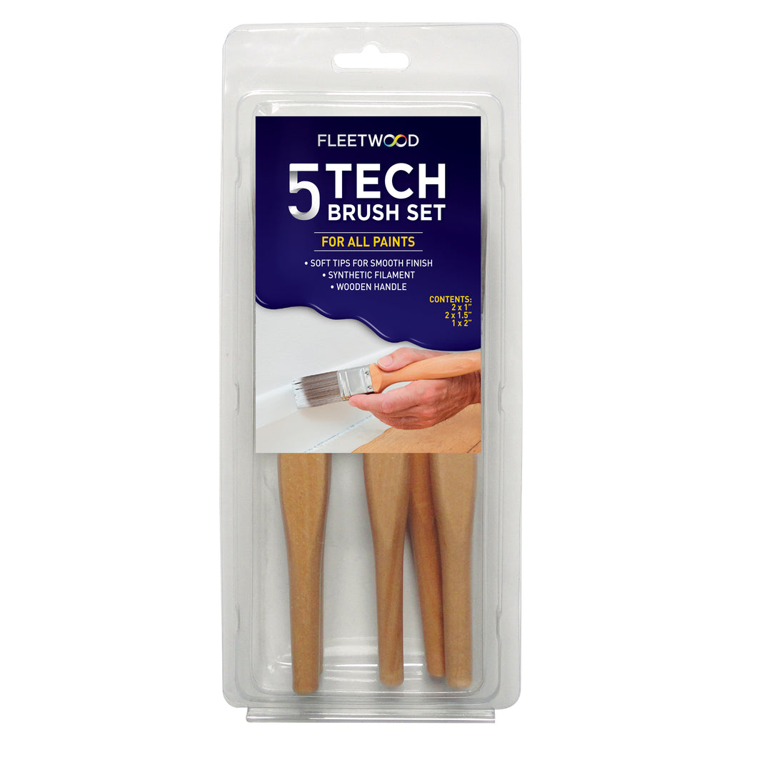 FLEETWOOD TECH Brsuh Set  5pce