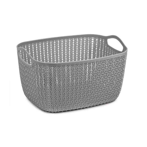 DLYNCH GREY 20L STORAGE BASKET