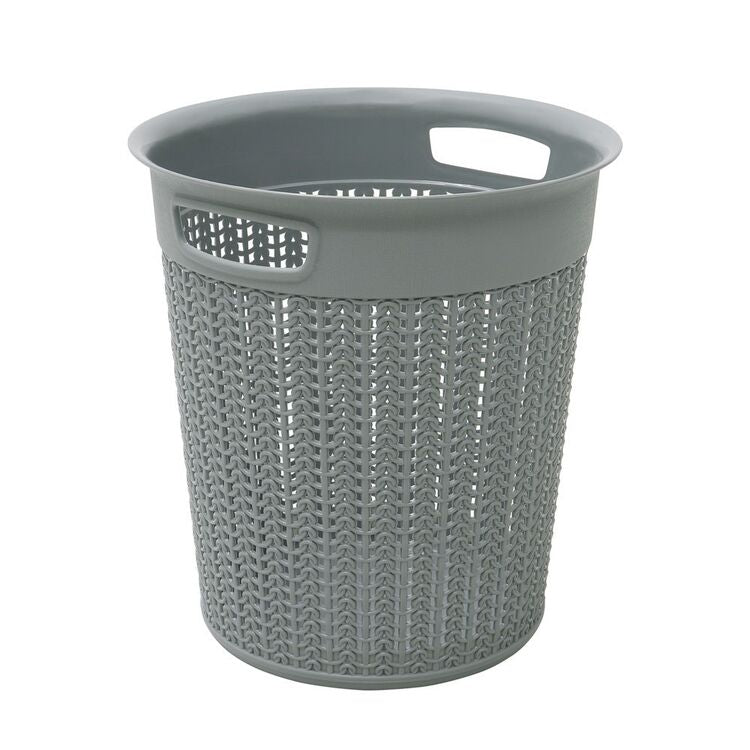JVL Loop Rnd Bin 12L Grey