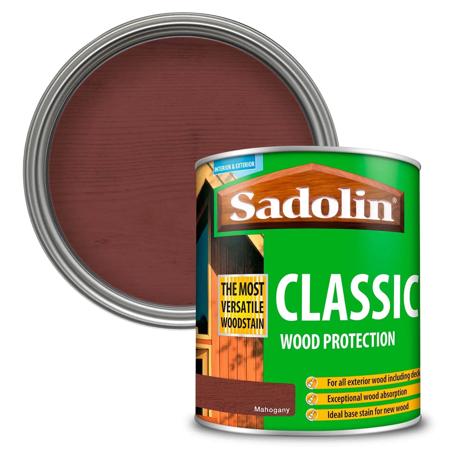 SADOLIN CLASSIC WOOD PROTECT MAHOGANY 1LT