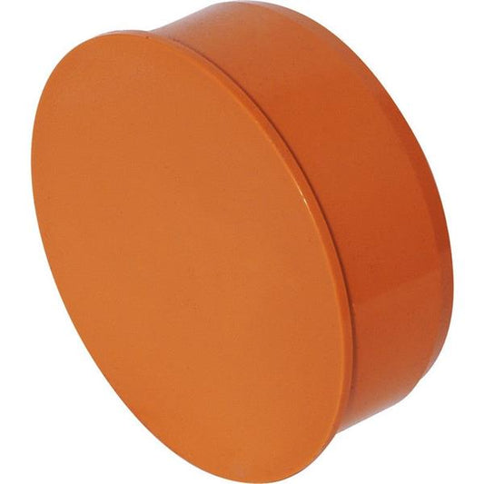 4" PLAIN STOPPER 110 INTERNAL BLANK CAP