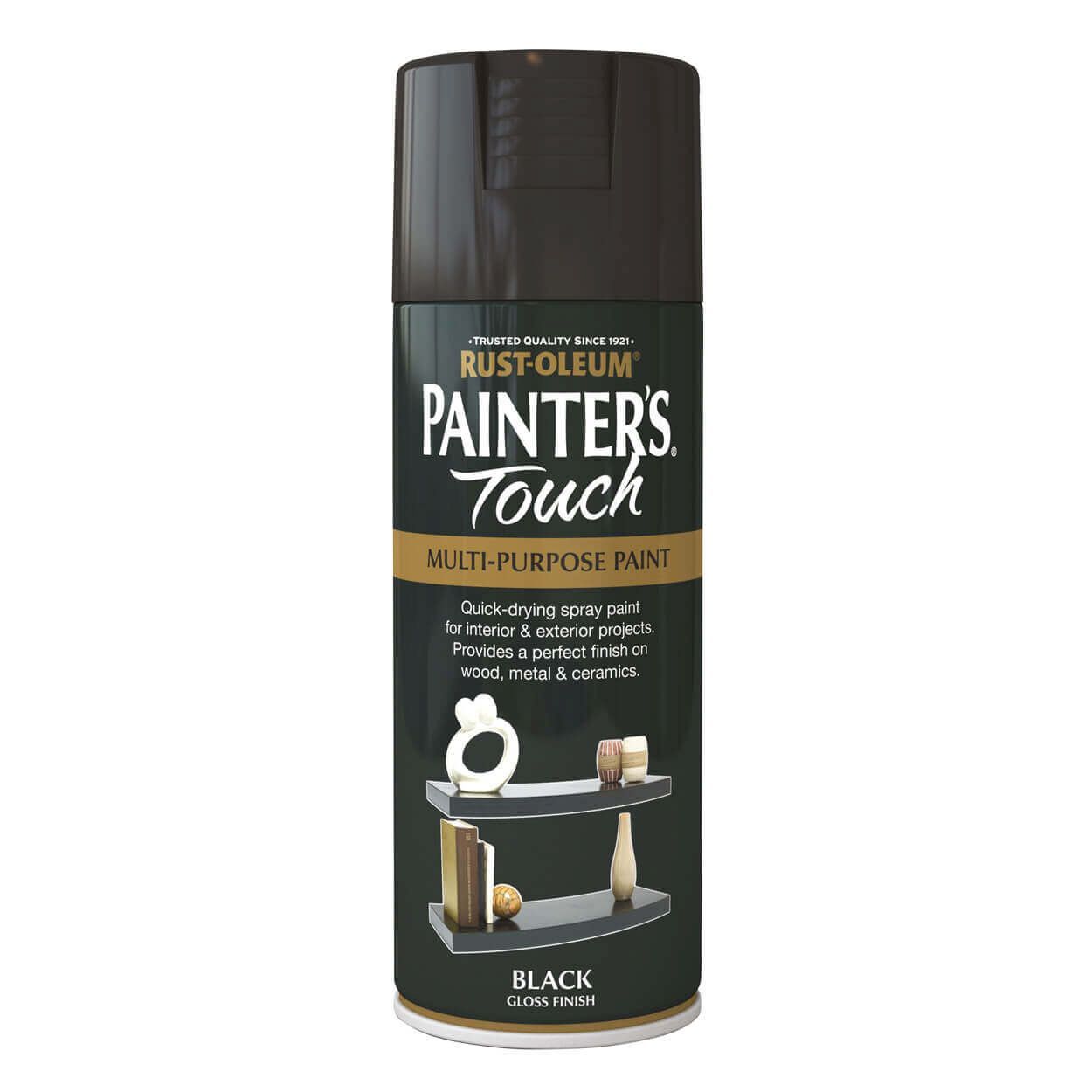 DYCON  PAINTERS TOUCH GLOSS BLACK 400ML