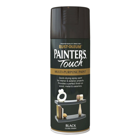 DYCON  PAINTERS TOUCH GLOSS BLACK 400ML