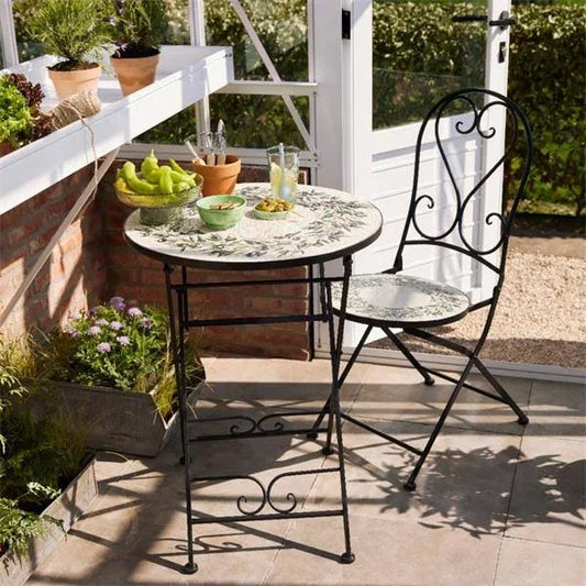 SANTORINI MOSAIC BISTRO SET