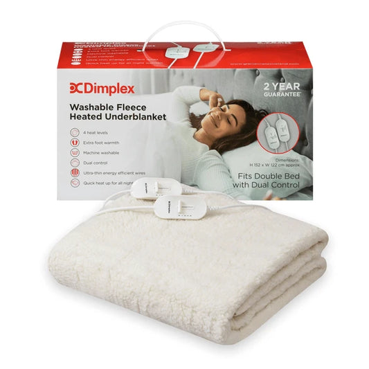 DIMPLEX FLEECY DOUBLE DUAL UNDER BLANKET