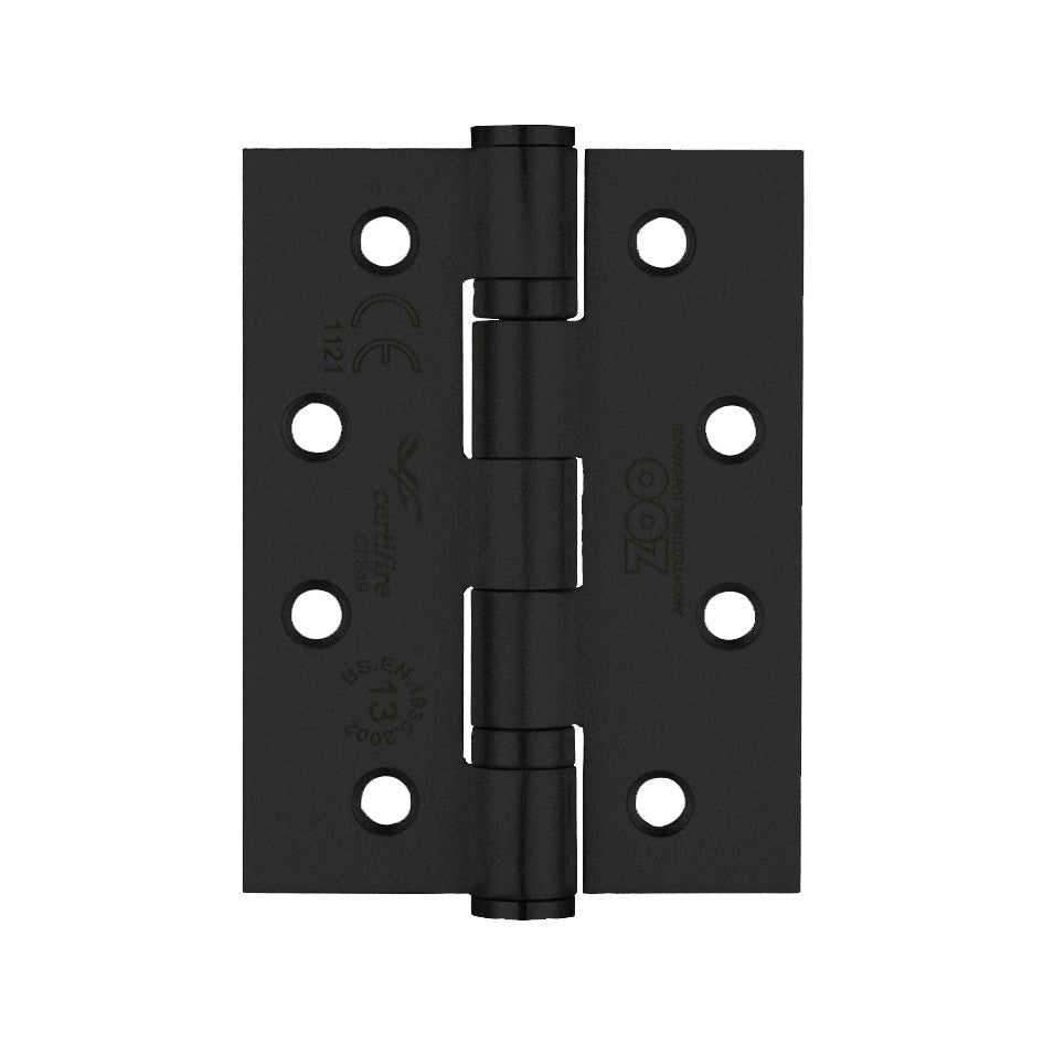 L&H GRADE 13 HINGES MATT BLK 102X76
