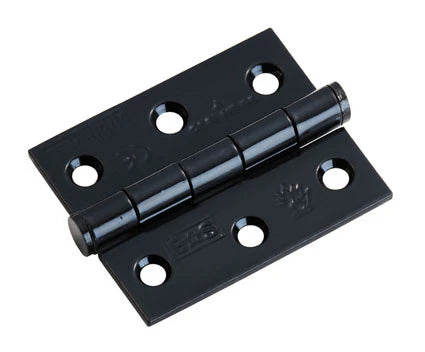 L&H GRADE 7 HINGES MATT BLK 100X76X2.5